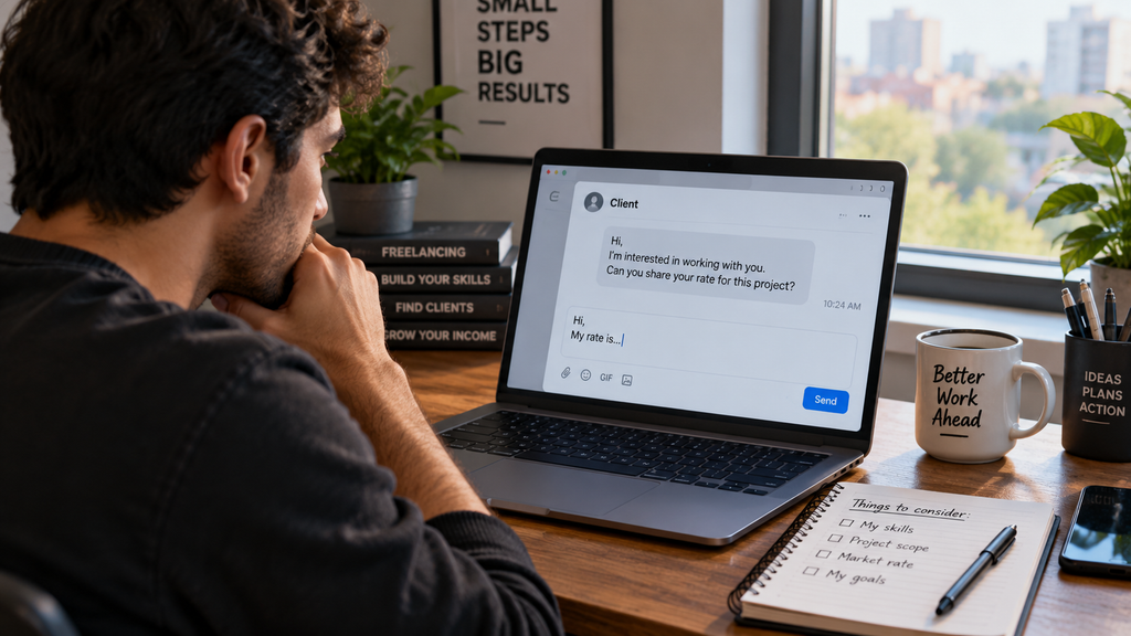 how to price your first freelance job with no experience: